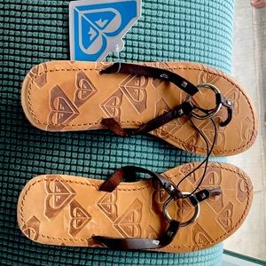 Roxy sandals.